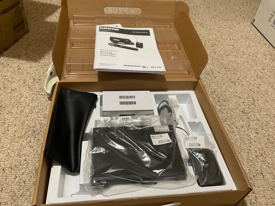 Shure Wireless ULXS4-G3 ULX1-G3 470-506mhz Transmitter Receiver - Image 3 of 4