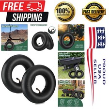2.80/2.50-4 Heavy Duty Inner Tube with Bent Valve Stem, 2 Pack - Universal Fit