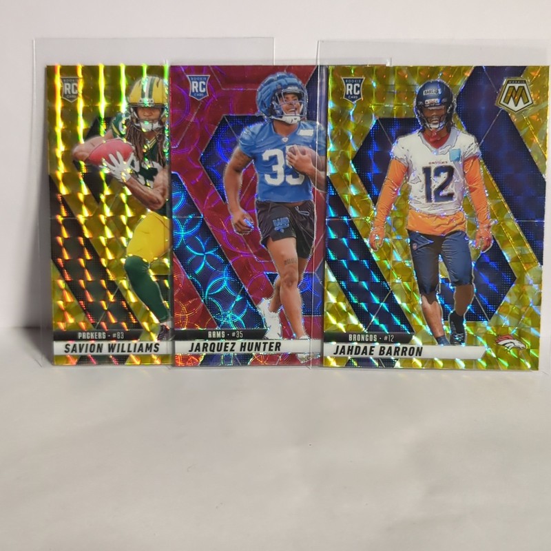 Panini Mosaic/Prizm 2025 RC Lot (3) Savion Williams Barron Hunter 303 361 380