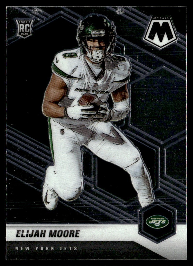2021 Panini Mosaic Elijah Moore Rookie New York Jets #316