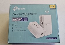 TP-Link TL-WPA7617 KIT AV1000 Powerline Wi-Fi Extender Open Box