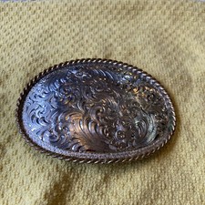 Montana Silversmiths Western Big Sky placa de plata hebilla de cinturón