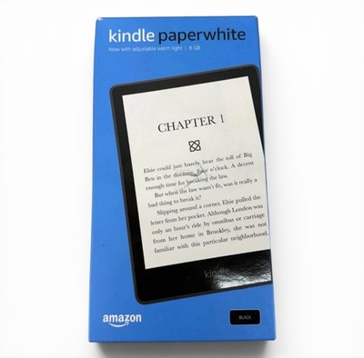 Amazon Kindle Paperwhite 11th Gen. 8GB 6.8'' Touch Display eBook Reader Black