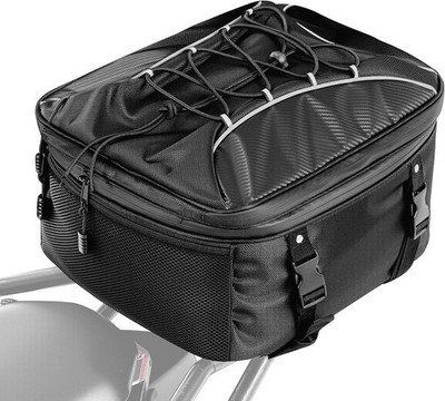 Equipaje de viaje para motocicleta, bolsa trasera extensible para motocicleta US