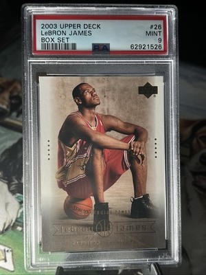 2003-04 Upper Deck Box Set #26 Lebron James ROOKIE RC PSA 9 Graded 