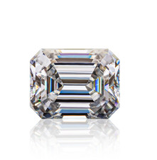 Loose 2 Ct Emerald Cut Lab Grown CVD Diamond D Color VVS1 Clarity - Certified
