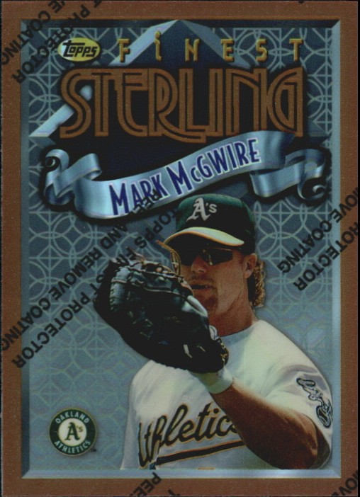 1996 Finest Refractors #B162 Mark McGwire B - BB