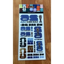 FIFA World Cup 2026 USA Temporary Metallic Tattoo Sheet