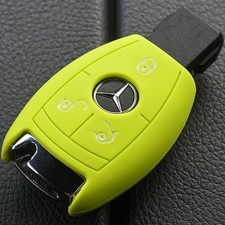 Auto Schl&uuml;ssel H&uuml;lle Gr&uuml;n f&uuml;r Mercedes W176 W242 W245 W204 W205 W218 X117 W212
