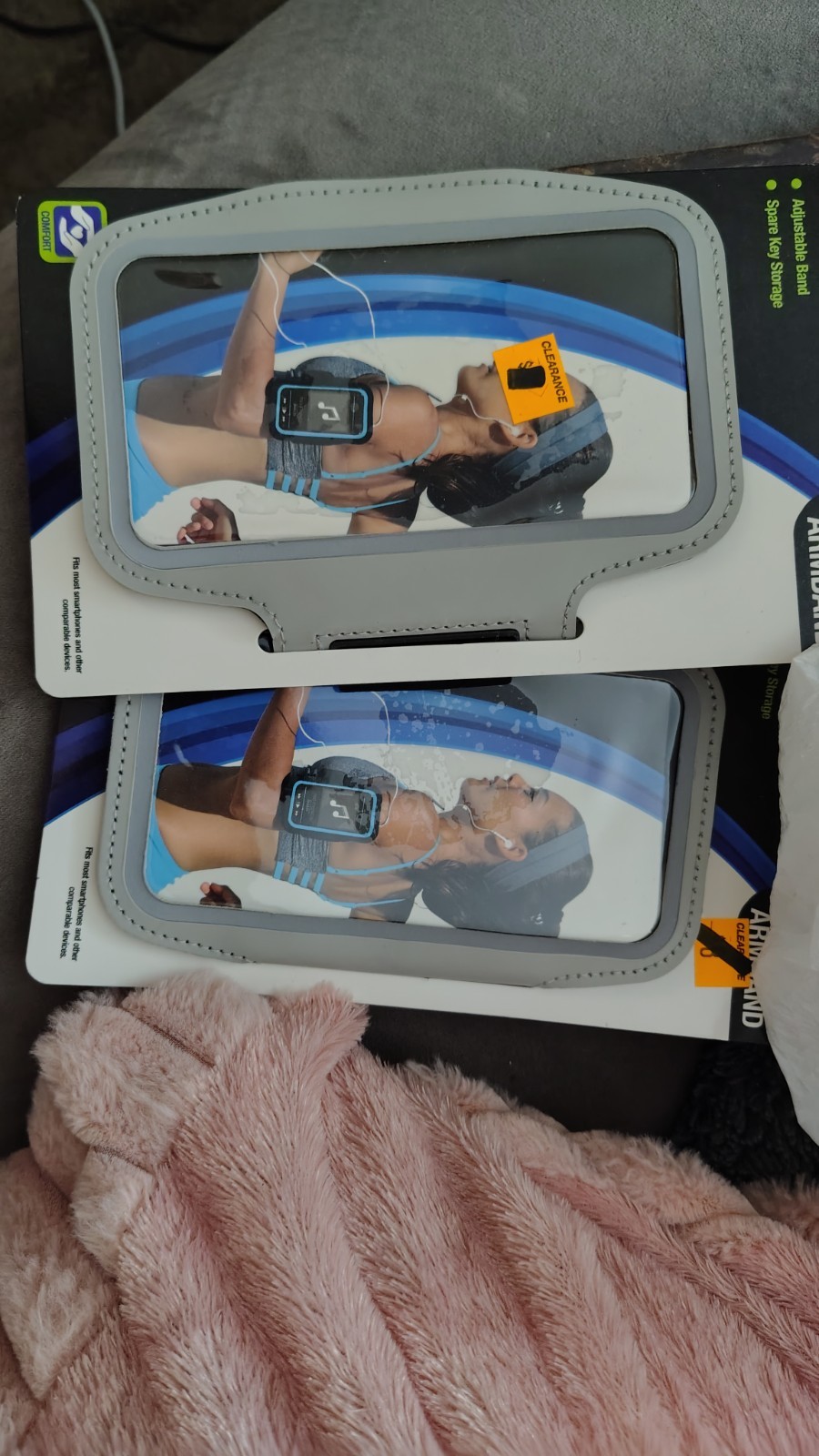 Cell Phone Workout Armband Pro Strength Active Reflective Ad