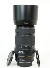 Canon EF 70-300mm Image Stabilizer IS USM F4-5.6 Zoom Lens EOS DSLR F&R Cap