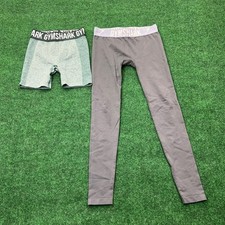 Gymshark Workout Set - Shorts and Leggings - Women's Athletic Apparel