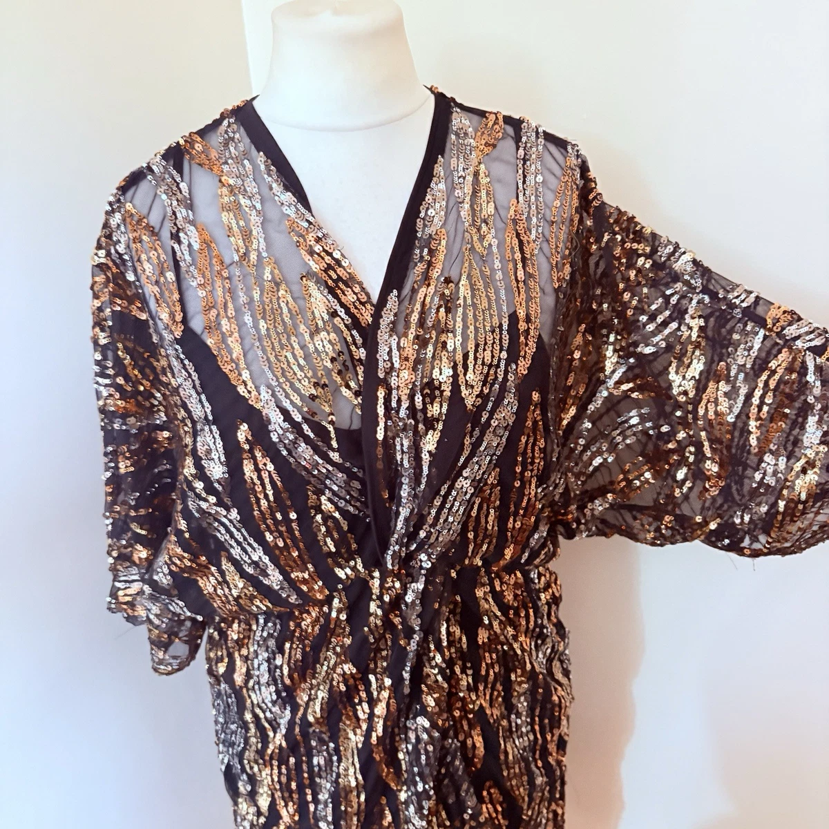 slim fit dress slacks Multicolour Monsoon Sequin Tulle Dress 7Y — Retykle Singapore main image 1