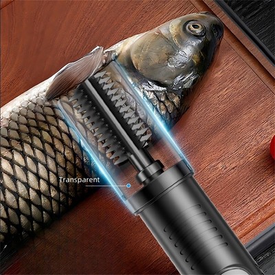 Müheloses elektrisches Fischschuppenwerkzeug mit 304 Edelstahl Roller Klinge