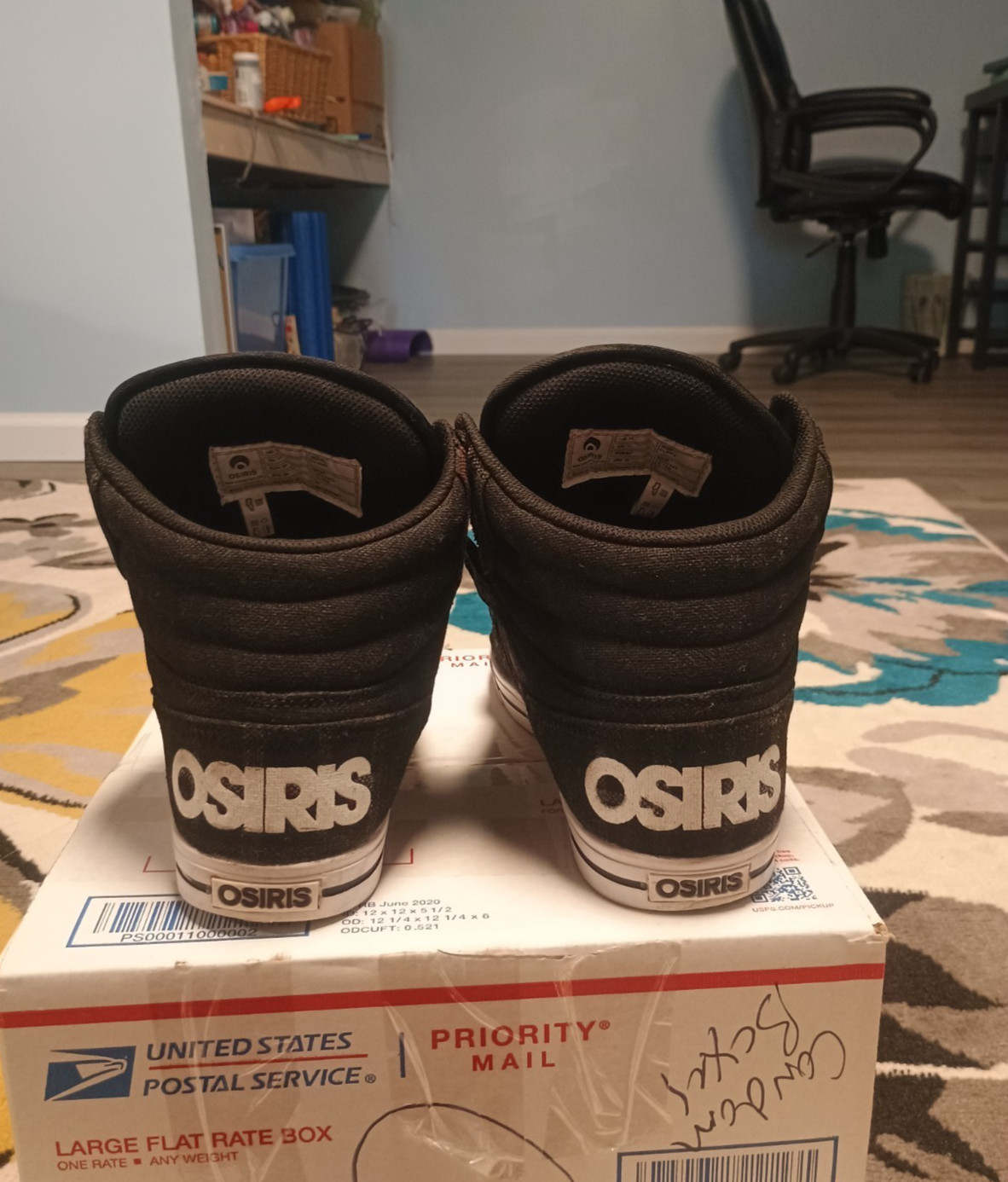 Osiris clone skateboard shoes es koston mens 12 VINTAGE 2015 canvas image 4