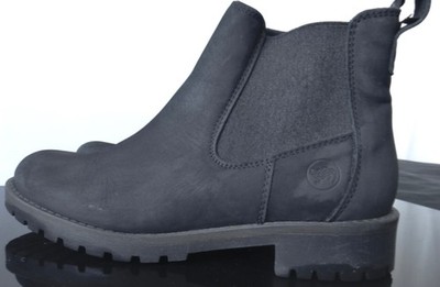 SALAMANDER   Stiefel  SCHWARZ  LEDER / WOLLE  Knöchel  39-39,5  Stiefeletten