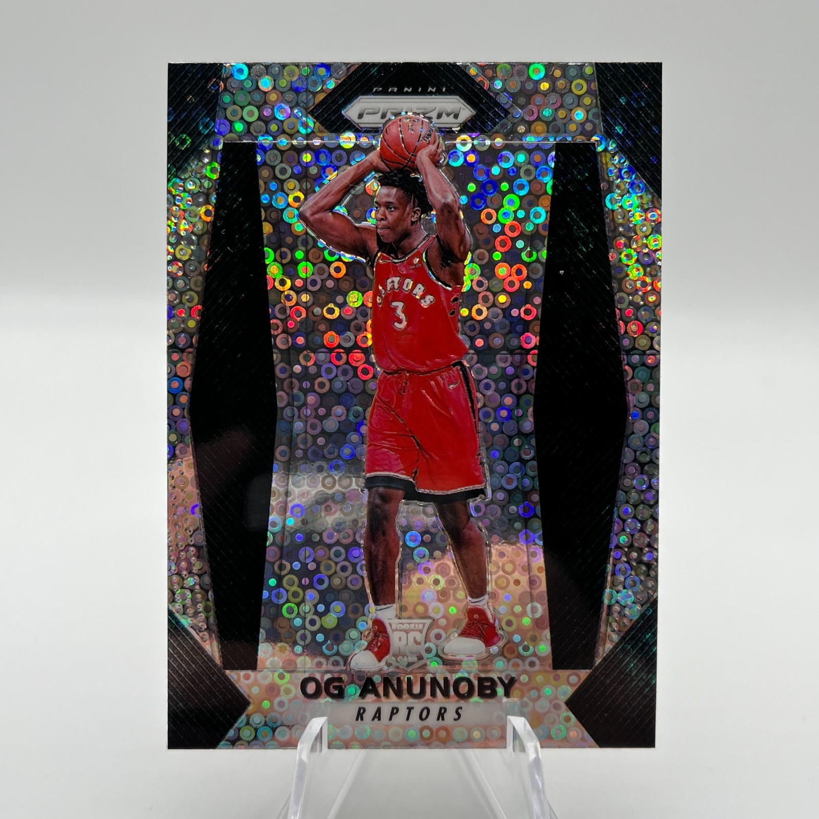 2017-18 Prizm OG ANUNOBY Fast Break Disco Rookie #38 Raptors Knicks QTY