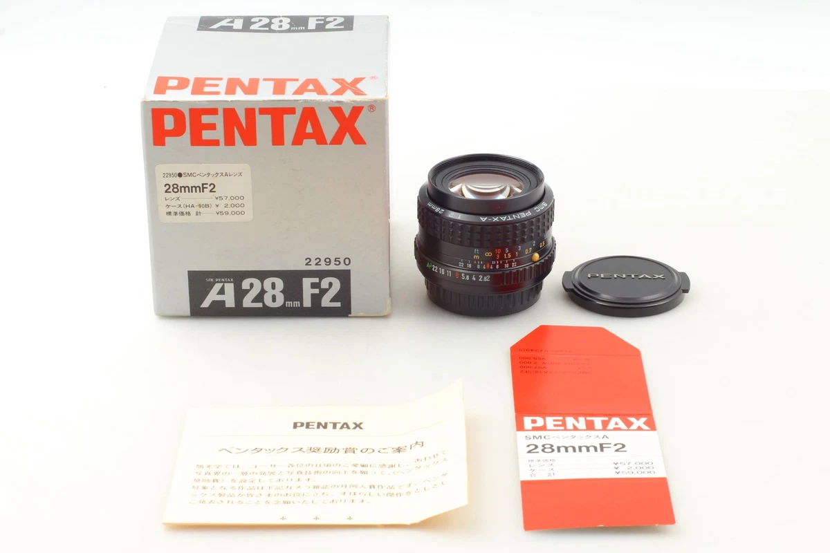 美品　PENTAX SMC PENTAX-A 28mm f/2.8 レンズ Pentax 28mm f2.8 SMC Pentax-A Lens for PK-A | Blue Moon Camera