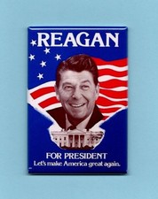 RONALD REAGAN CAMPAIGN POSTER *2X3 FRIDGE MAG...