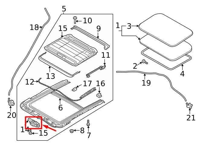 Mazda CX-3 2016-2021 techo corredizo motor eléctrico DB3V-69-870 OEM Foto 2 de 4