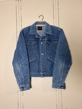 Vintage Wrangler 124MJ 60s 70s Sledge Lined Denim Jacket Size 38 Made In USA