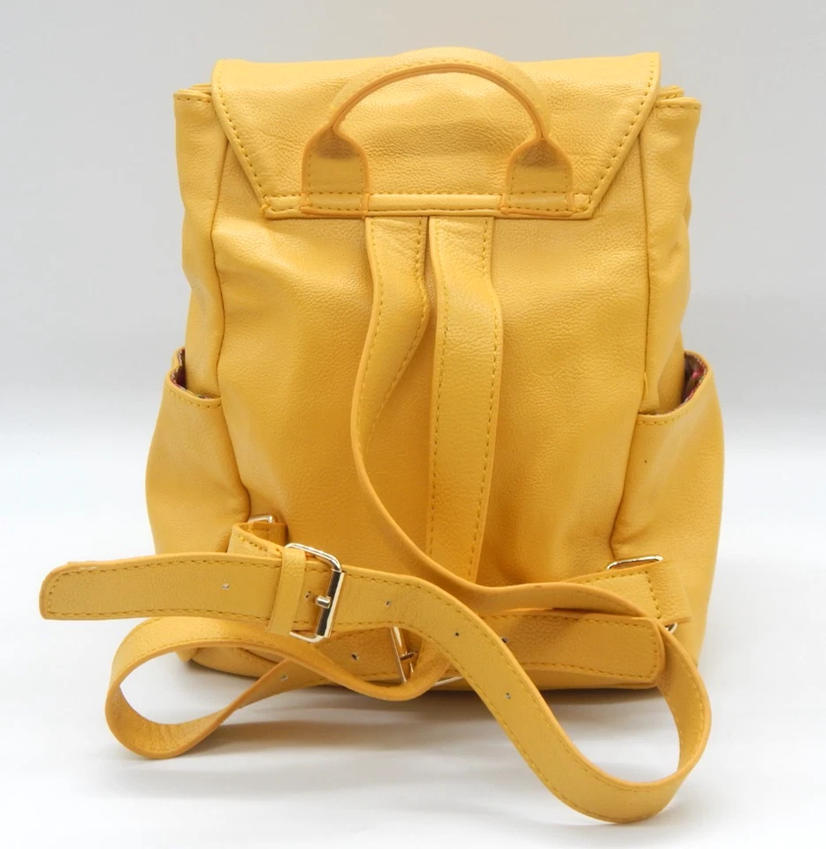 Mochila Betsey Johnson Amarilla Acolchada Forrada con Asa de Transporte Cartera Foto 2 de 4