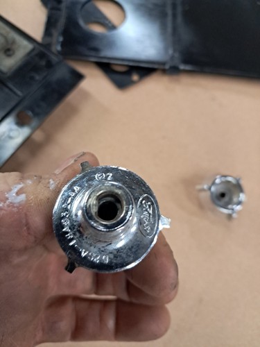 1976 Lincoln continental towncar underdash cover trim antenna control bezel READ - Picture 14 of 15