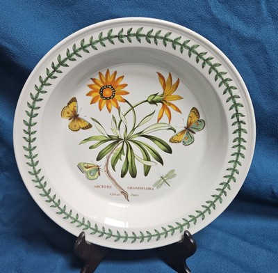 Portmeirion Botanic Garden Tortenplatte / tiefer Speiseteller - African Daisy - 27 cm