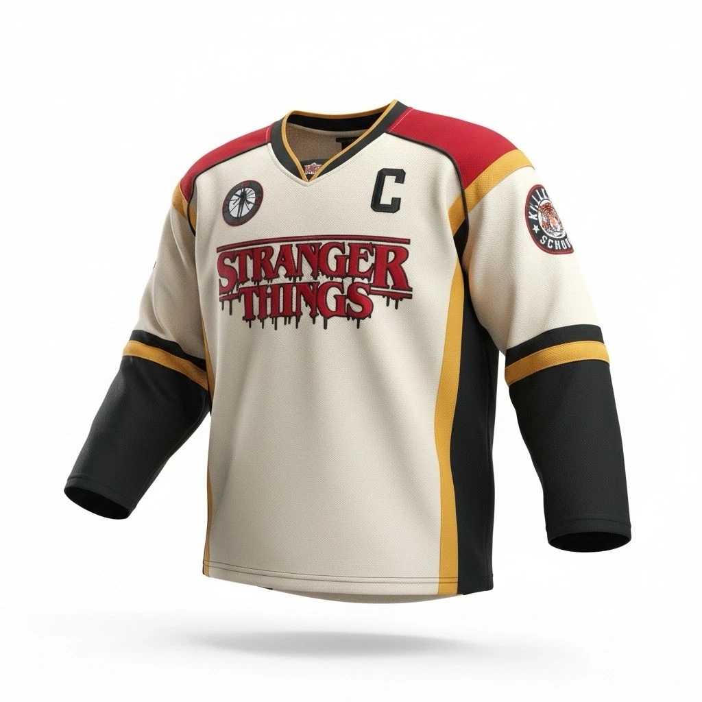 Stranger Things Logo Hockey Jersey