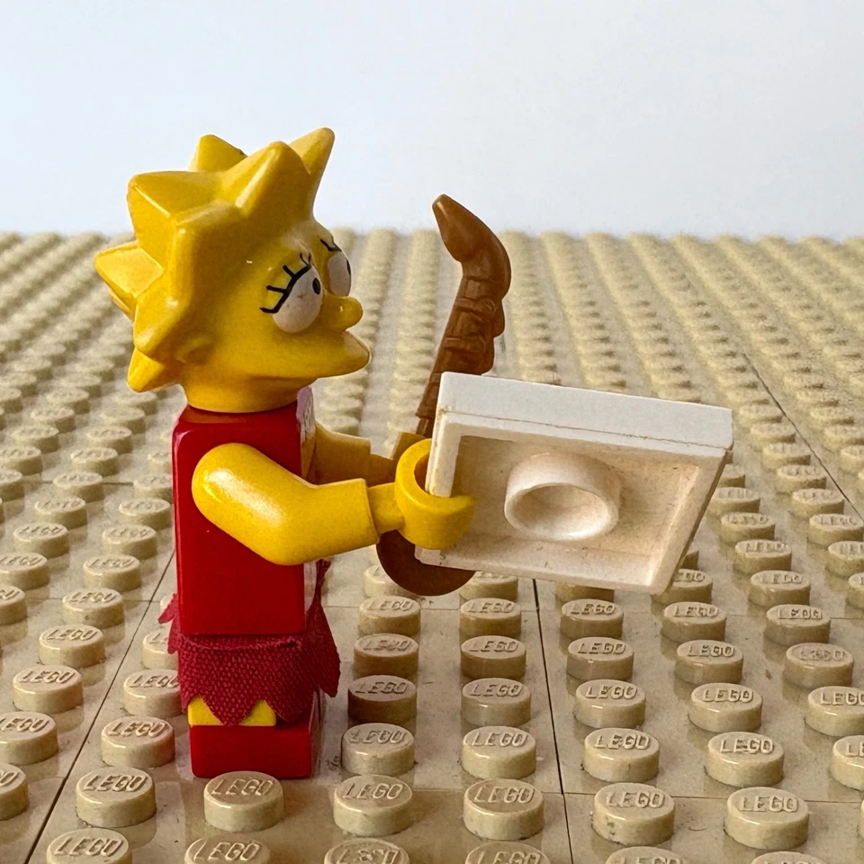 LEGO, Симпсоны: Лиза, юбка, sim004, 71006, дом, 2014, красный A + тест, саксофон - Изображение 2 из 4