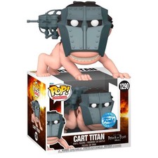 Funko Figura Pop Super Attack On Titan Cart Titan Exclusive