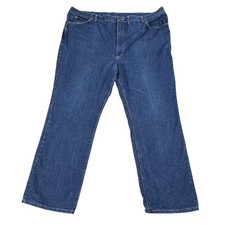 Lee Jeans Mens 50X32 Blue Straight Leg Denim Vintage Made in USA Classic Fit