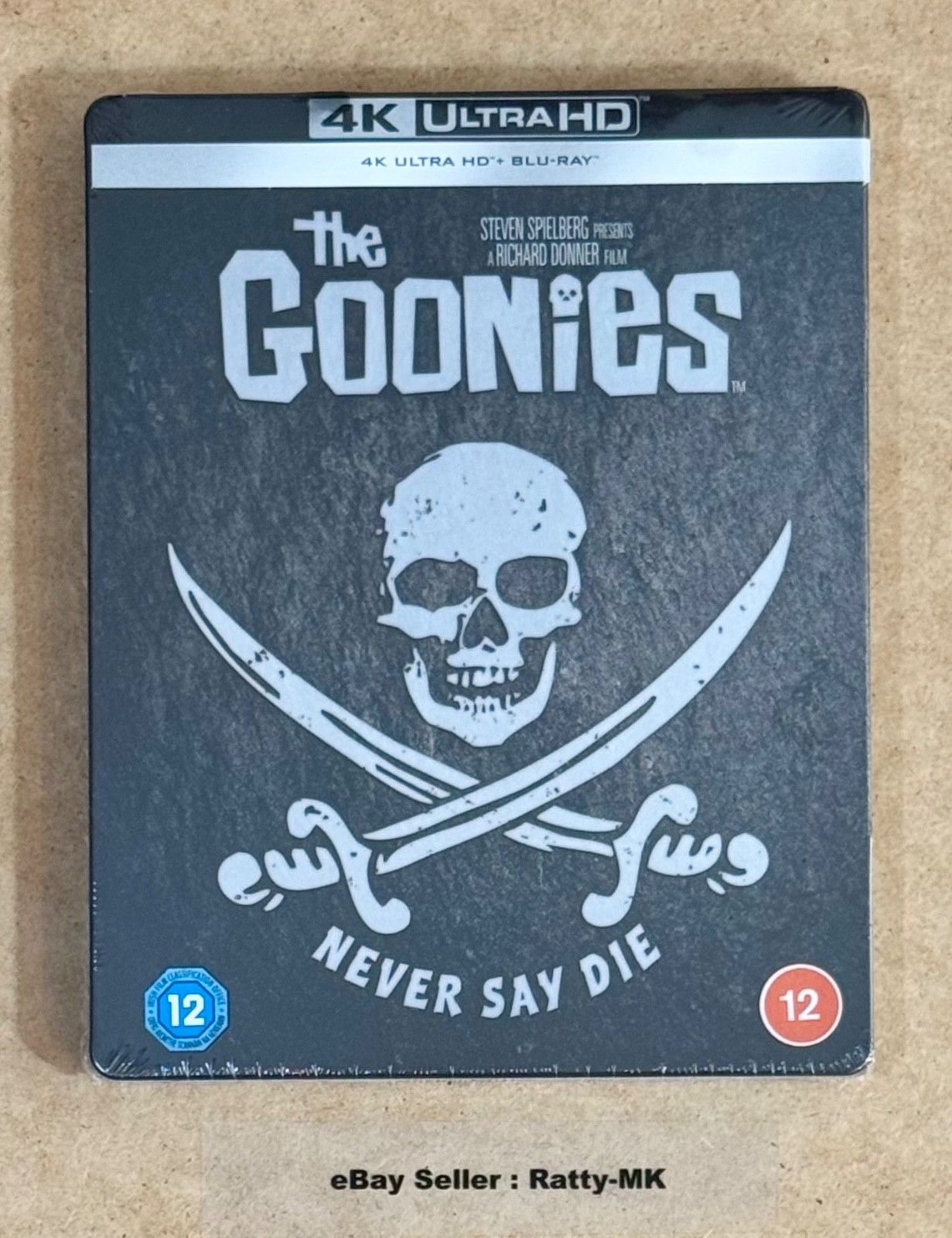 THE GOONIES - UK EXCLUSIVE 4K + BLU RAY STEELBOOK - NEW