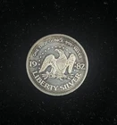 Vintage 1982 Liberty .999 Pure Silver 1oz A-Mark Silver 1 Oz Round Cool Toned!
