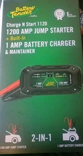 Battery Tender 1200 Amp Jump Starter 1 Amp Charger 030-7012-wh