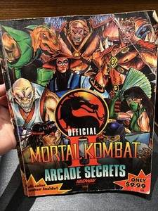 Official Mortal Combat Arcade Secrets II with poster