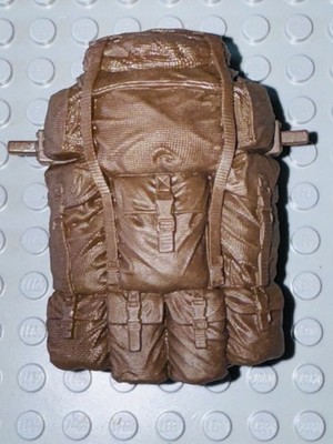 GI Joe Classified Outback Tiger Force Brown Backpack Pouches Peg 1:12 6 