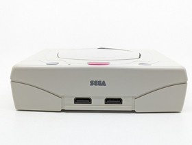Sega Saturn White Console HST-3220 NTSC-J Japan Tested w/ Controller & Cables