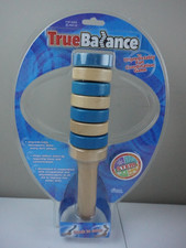 True Balance Handheld Wooden Toy Game by Excite STEM Coordination Blue SEALED