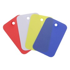 Waterproof Eyelet Hole Plastic Tags,Outdoor Tags,2.5x4cm Multicolored 1 Set,100
