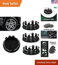 4 Pcs Universal Wheel Hub Center Caps - Snap-in Scratch-resistant Waterproof 4 Pcs Universal Wheel Hub Center Caps - Snap-in Scratch-resistant Waterproof