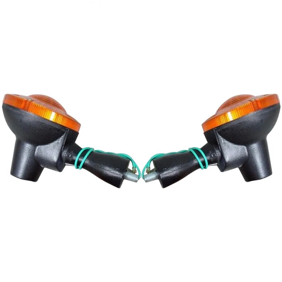 Par de luces de giro traseras para YAMAHA DT100 DT125 DT175 DT400 XT500 Foto 4 de 4
