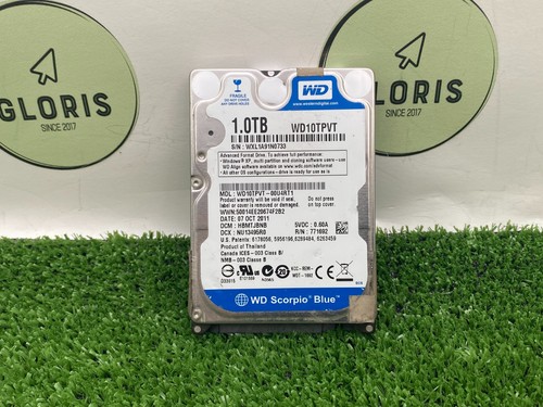 Gebrauchte Western Digital WD10TPVT 2,5" 1TB Sata Festplatte Disk HDD