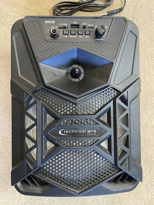 Technical Pro Single 8  Bluetooth Loudspeaker With USB Inputs NO MICROPHONE