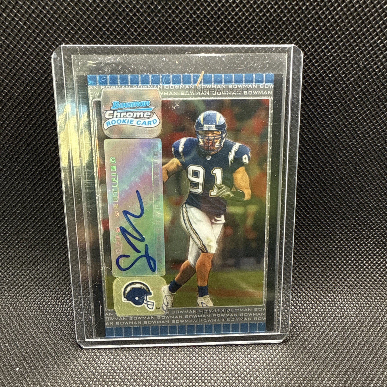 Shawne Merriman Bowman Chrome #235 Autograph