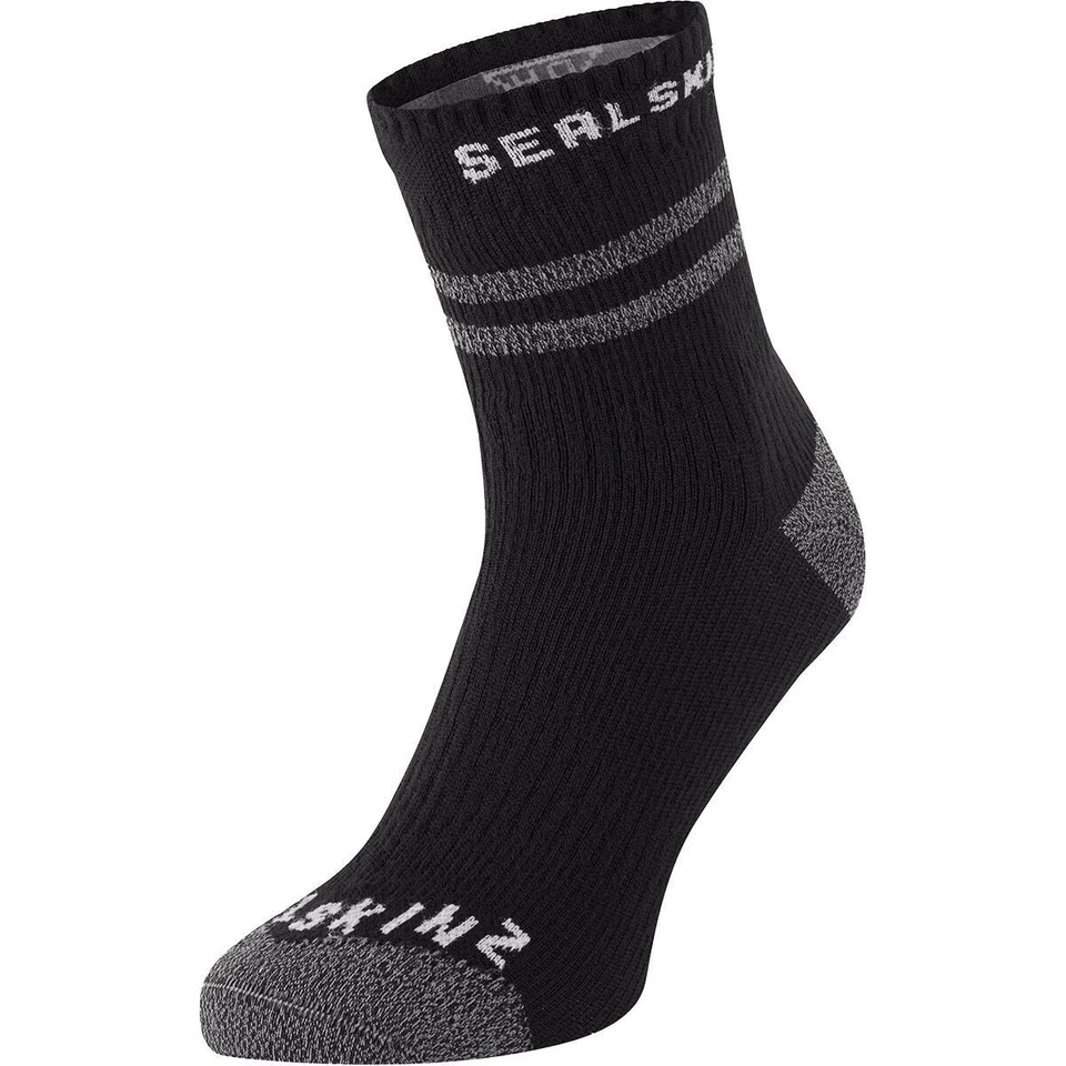 SealSkinz Mautby WP Warm Weather Ankle Length Sock + Hydrostop
