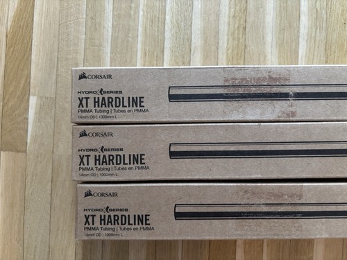 3x Corsair Hydro X Series XT PMMA Hardline Tubing 14mm OD – 1m Acryl - Zdjęcie 3 z 4