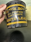 1930s 25 lb. Dutch Boy White Lead Paint Bucket Pail Can WITH LID!! Philadelphia — photo 7