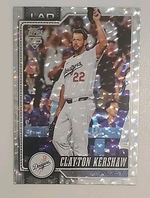 2026 Topps Series 1 Clayton Kershaw Silver Foilboard Superbox Exclusive Dodgers