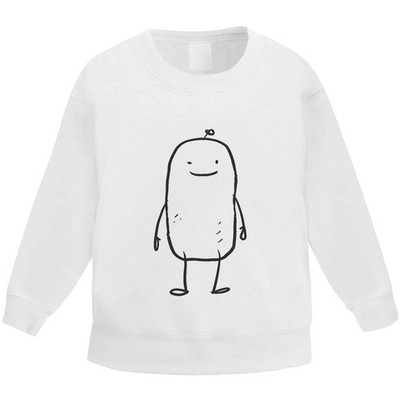 Kinder Sweatshirt / Pullover / Pulli ''Kritzelfigur'' (KW047117)